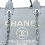 Mixed Fibers Small Deauville Tote Light Blue