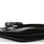 Pebbled Calfskin Small Dionysus Shoulder Bag Black
