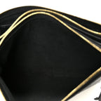 Empreinte Monogram Giant Double Zip Pochette Black Cream
