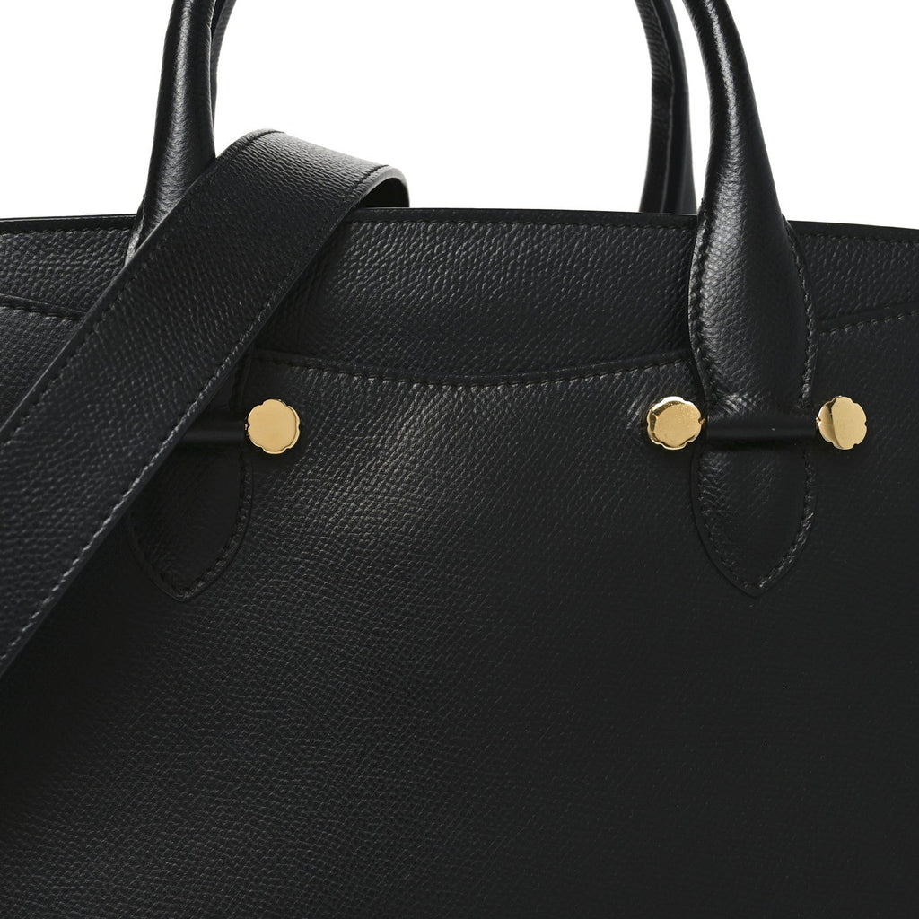 Hammered Calfskin Today Satchel Black