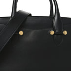 Hammered Calfskin Today Satchel Black