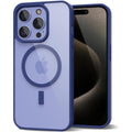 Entronix [Magnetic] Case Compatible with iPhone 16 Pro Max - [Clear Back] Soft Matte Frame