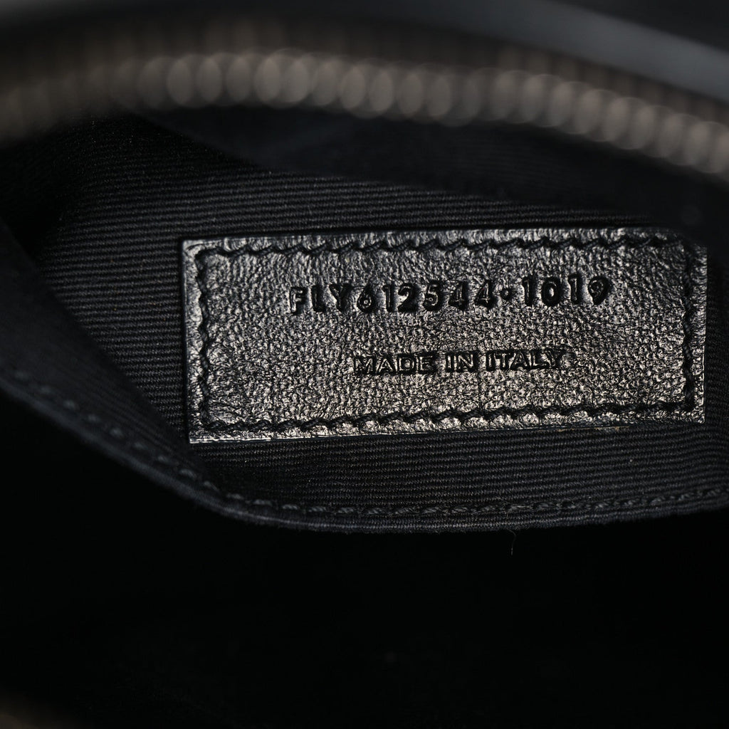 Calfskin Matelasse Monogram Lou Camera Bag Black