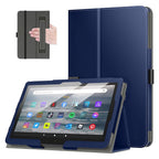 SAHARA - Hand Strap Series Folio Case for Amazon Fire 7 (2022) - Blue