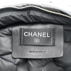 Nylon Embossed Small Doudoune Backpack Grey