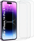 SAHARA - ZeroDamage Ultra-Strong Tempered Glass Screen Protector (2-Pack) - iPhone 14 Pro