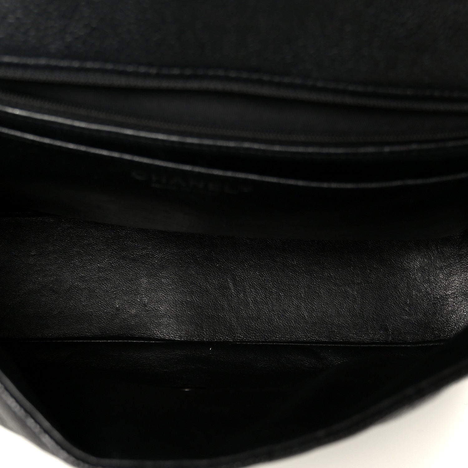 Caviar Quilted Jumbo Single Flap Black