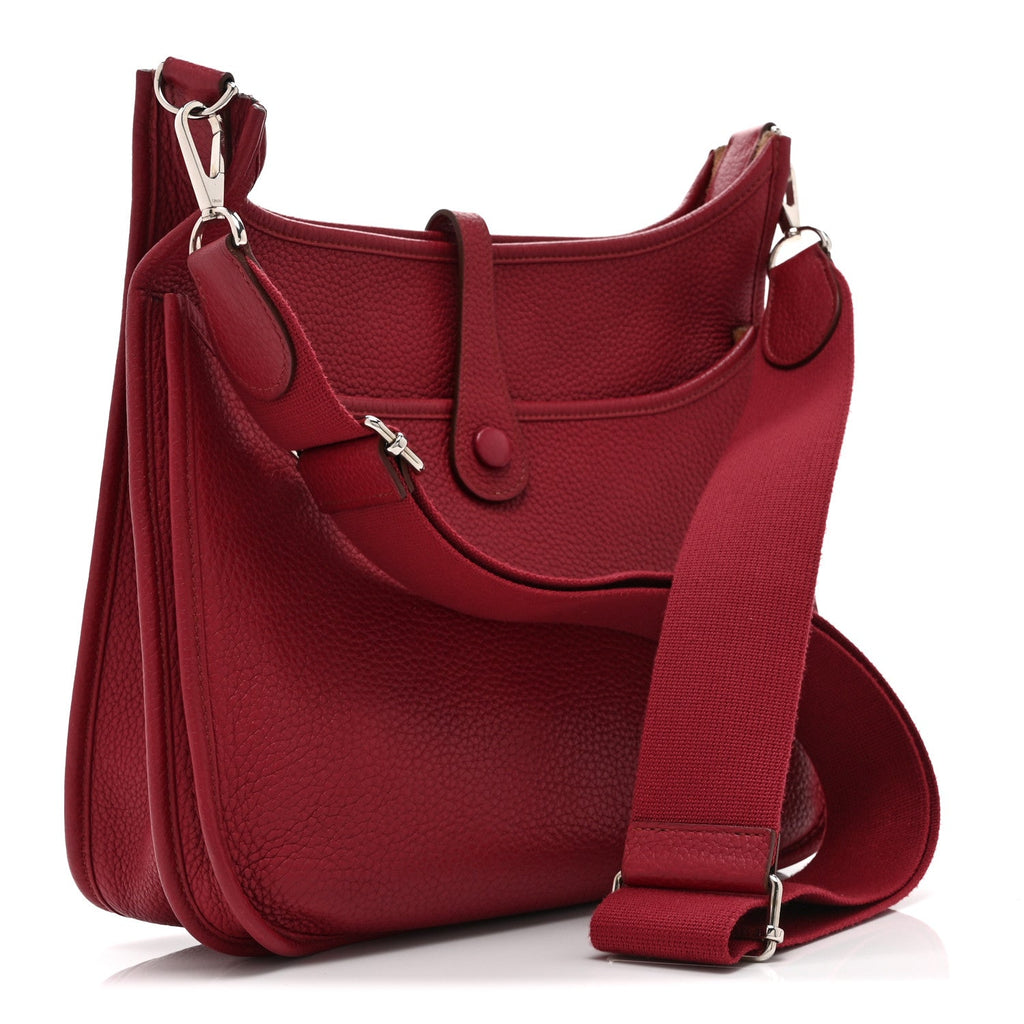 Taurillon Clemence EVELYNE III PM Rouge Grenat