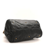 Calfskin Medium Paddington Satchel Black