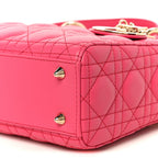 Lambskin Cannage Small My ABCDior Lady Dior Passion Pink