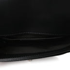 Calfskin Quilted CC Uniform Flap Belt Bag Black