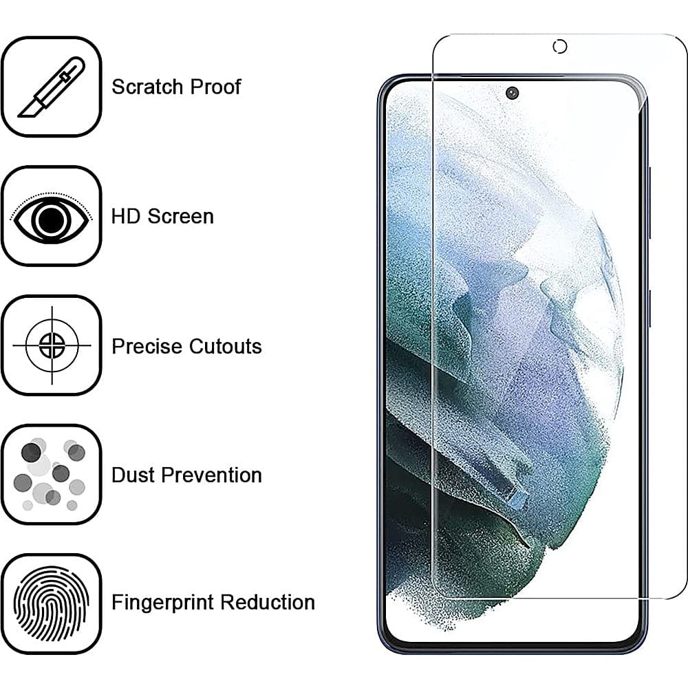 SAHARA - ZeroDamage Ultra-Strong+ Tempered Glass Screen Protector - Samsung Galaxy S21 FE 5G