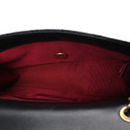 Lambskin Quilted Mini Romance Rectangular Flap Black