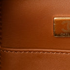 Lambskin Shearling Medium Deauville Tote Brown