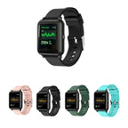 Smart Watch With Live Oximeter; Thermometer And Pulse Monitor With Activity Tracker - Pink