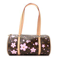 LV X TM Monogram Cherry Blossom Papillon Sakura Brown