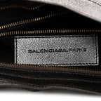 Pearlescent Goatskin Classic Gold Hardware City Bronze