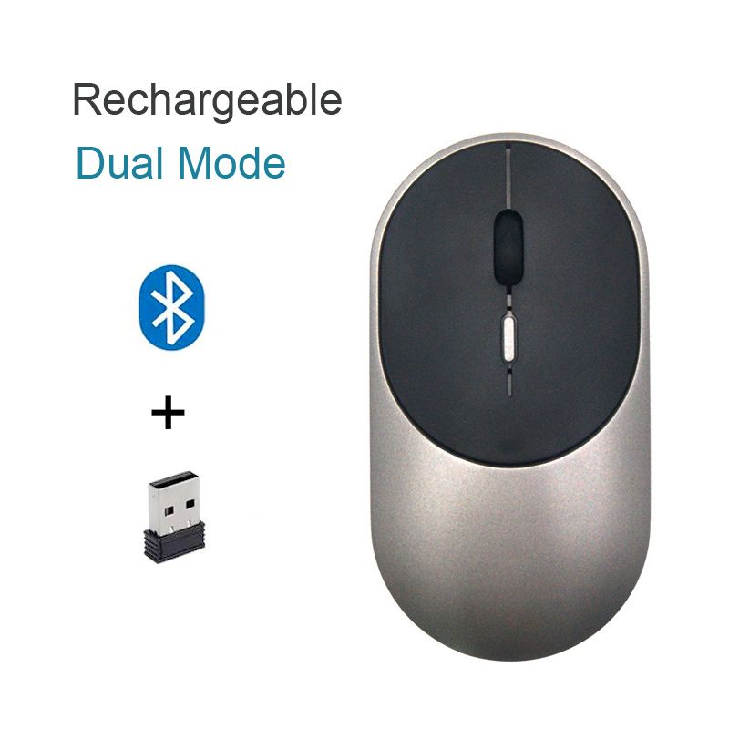 Bluetooth 5.1 2.4G Wireless  Mode Rechargeable Mouse Optical USB Gaming Computer Charing Mause New Arrival for Mac Ipad PC