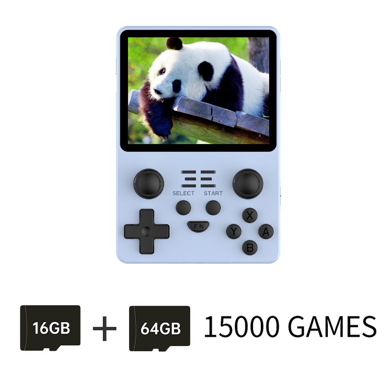 RGB20S Handheld Game Console Retro Open Source System RK3326 3.5-Inch 4:3 IPS Screen Children's Gifts 48GB
