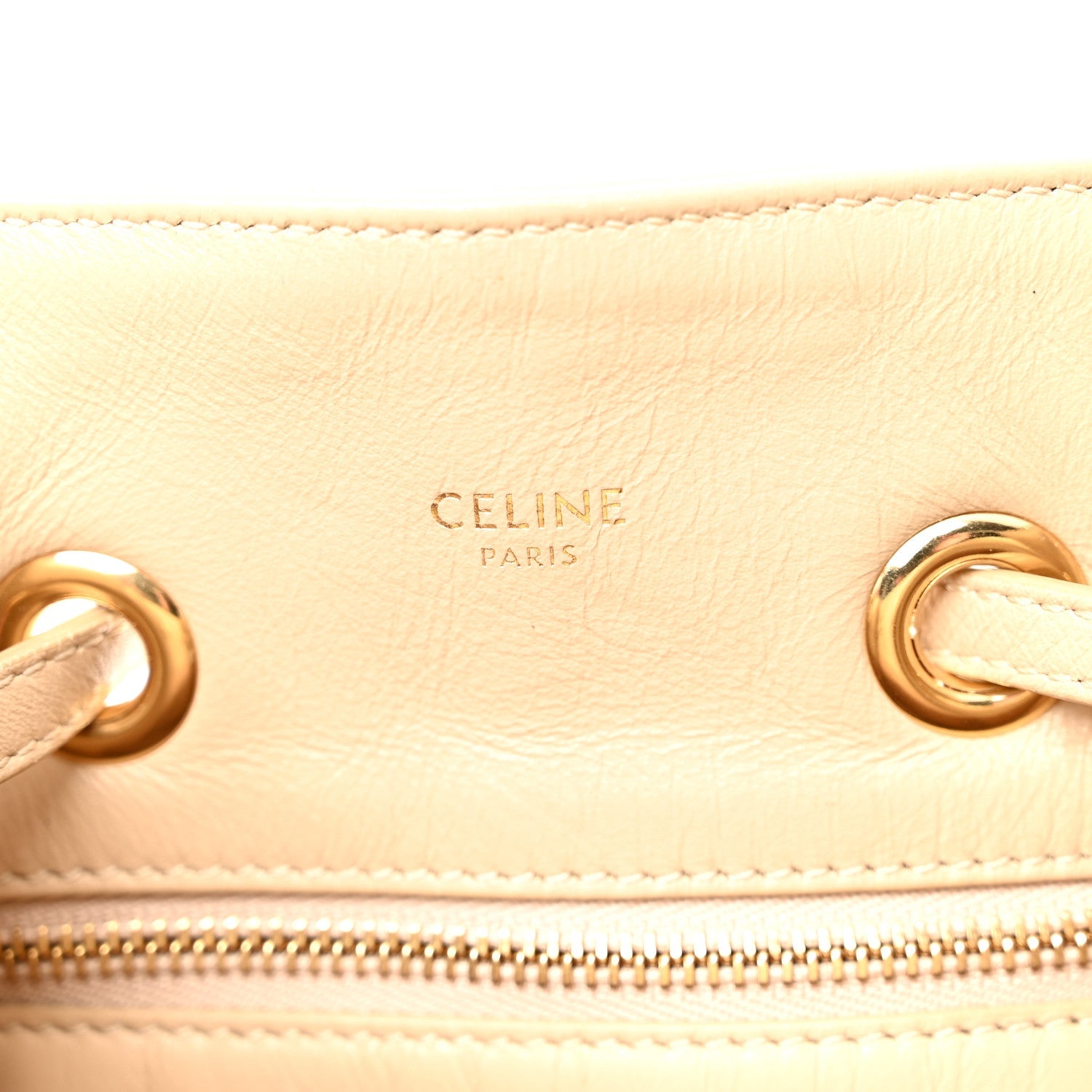 Calfskin Quilted Small C Backpack Nude