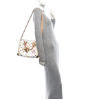 LV X TM Monogram Multicolor Speedy Bandouliere 25 White