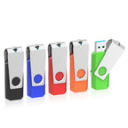 Multicolor Five-pack Bidding U Disk 2G  Computer U Disk USB 2.0 High-speed Large-capacity Flash Memory High-performance Rotating Shell Dual-purpose
