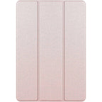 SAHARA - Folio Case for Samsung Galaxy Tab S8+ and Tab S7 FE - Clear/Pink