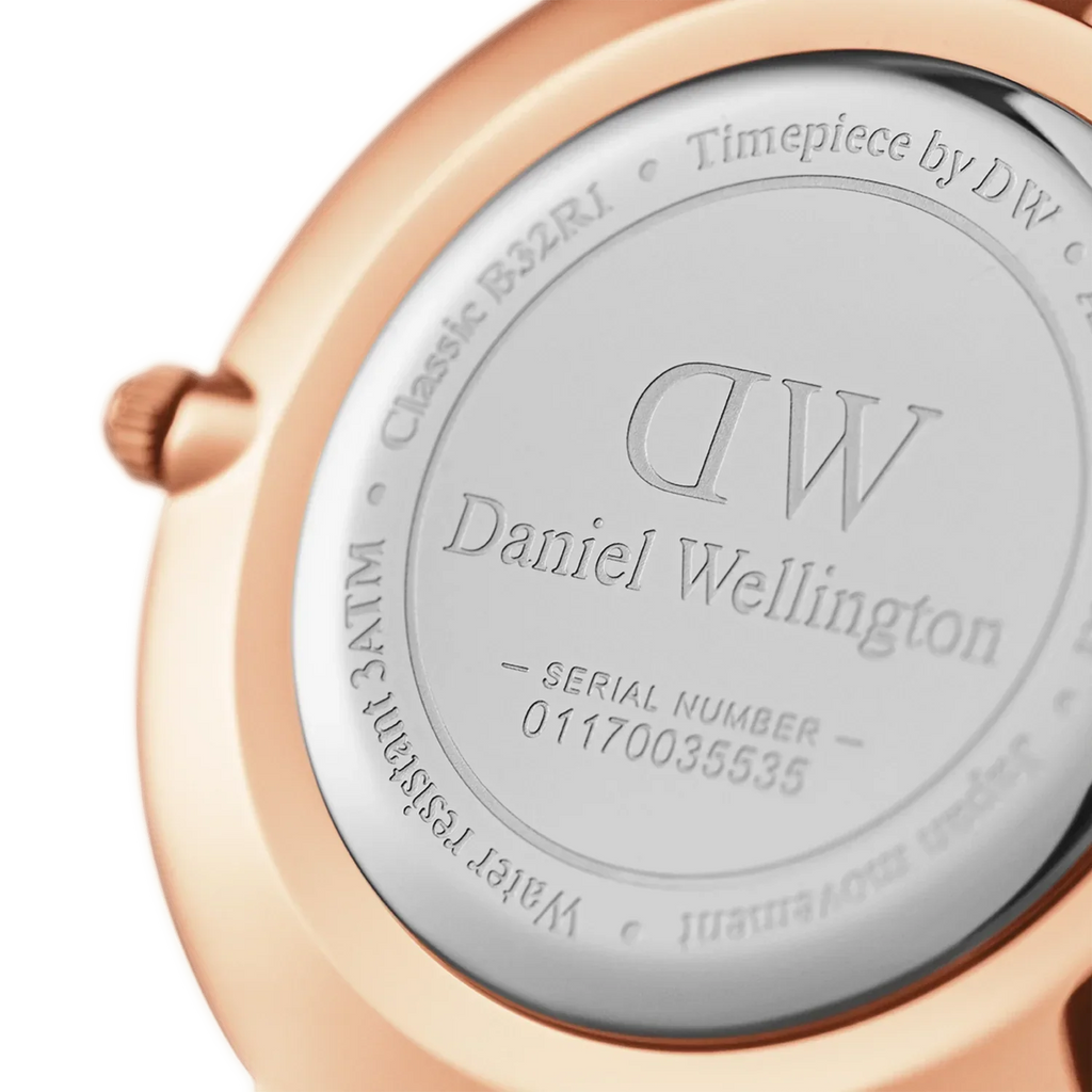 Daniel Wellington Ladies Petite Dover White Watch