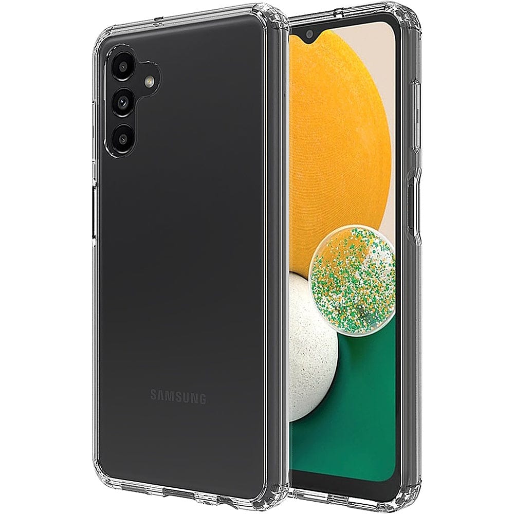 SAHARA - Hybrid-Flex Hard Shell Case for Samsung Galaxy A13 5G - Clear