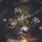 Portable Projector with Portable Screen and Carry Case