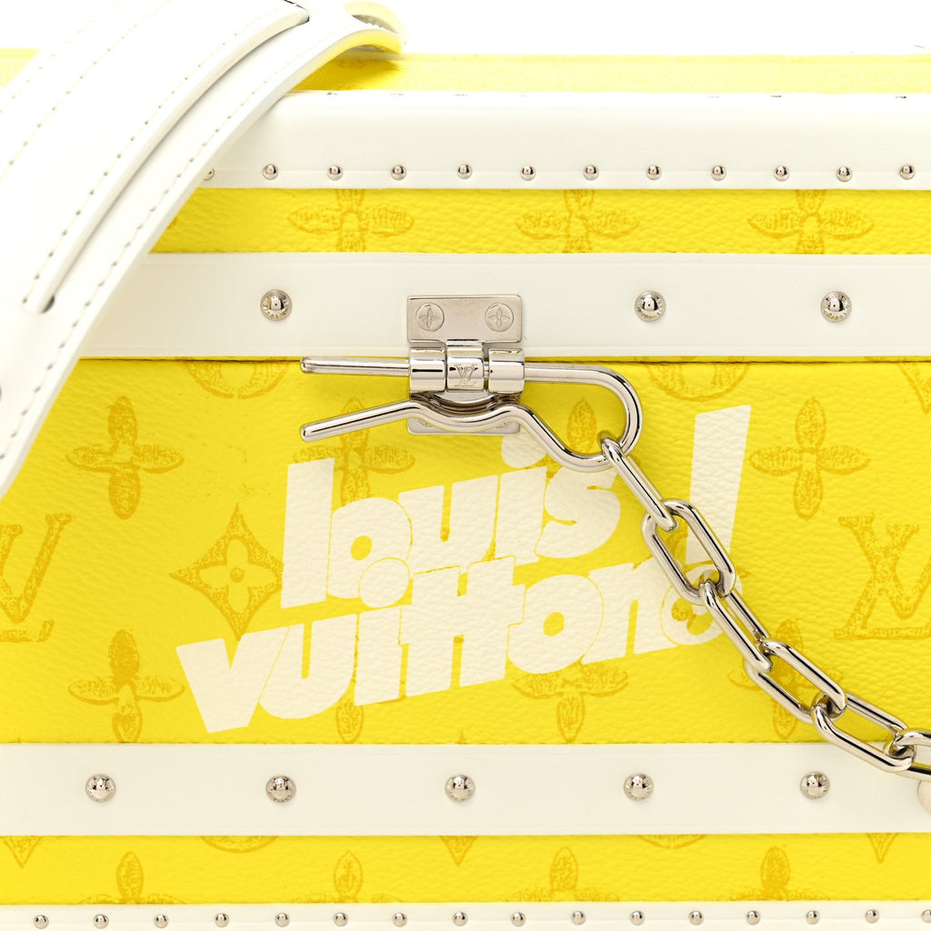 Vintage Monogram Everyday LV Clutch Trunk Jaune