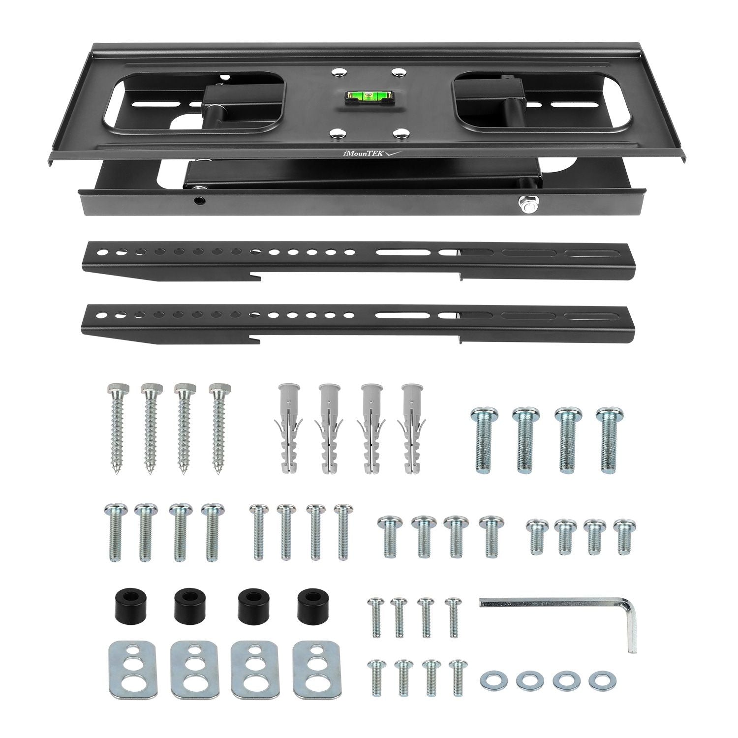 TV Wall Mount Swivel Tilt Full-Motion Articulating Wall Rack For 32in-55in TVs 99lbs Max Bearing Support VESA Up To 400x400mm