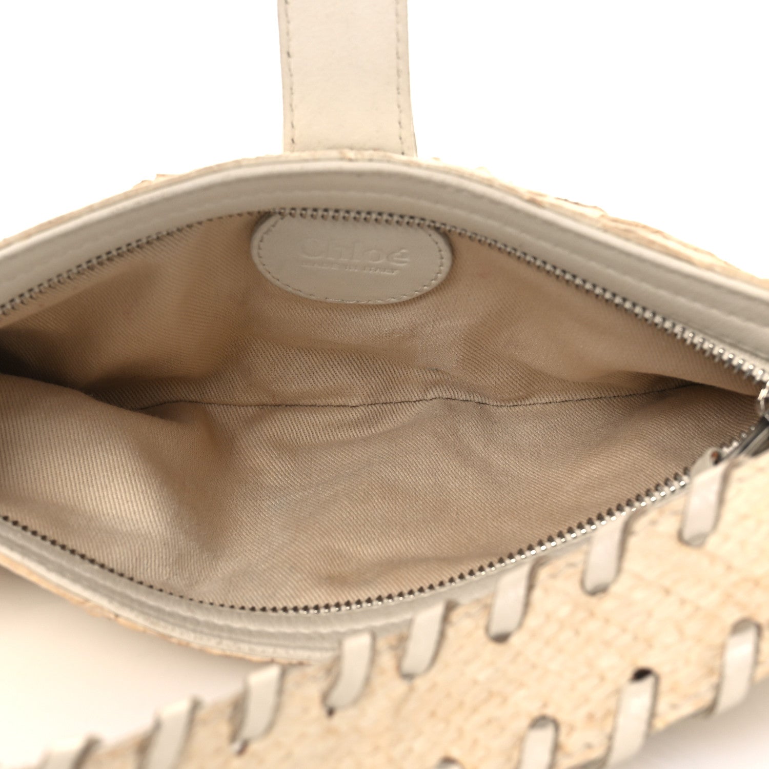 Snakeskin Silverado Mini Bag Ivory