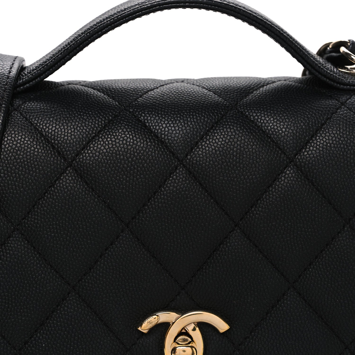 Caviar Quilted Medium Business Affinity Flap Black