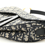Oblique Saddle Bag Blue