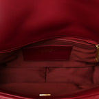 Lambskin Quilted Large Flap Red