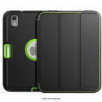 SAHARA - Raider Series Heavy-Duty Folio Case - Apple iPad mini (A17 Pro) 2024 - Midnight Green