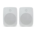 Dual Bluetooth Weatherproof Indoor & Outdoor Wall-Mount Loudspeakers
