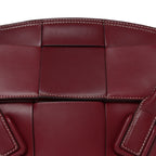 Calfskin Mini Maxi Intrecciato Arco Burgundy
