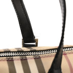 Nova Check Barrel Bag Black