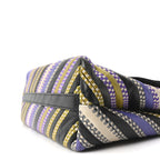 Nappa Striped Small Olimpia Black Multicolor