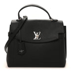 Soft Calfskin Lockme Ever MM Black