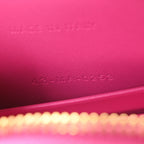 Calfskin CD Signature Oval Crossbody Camera Bag Rani Pink