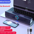 3D Surround Soundbar Speaker Wired Computer Speakers Stereo Subwoofer Sound bar for Laptop PC Theater TV Aux 3.5mm