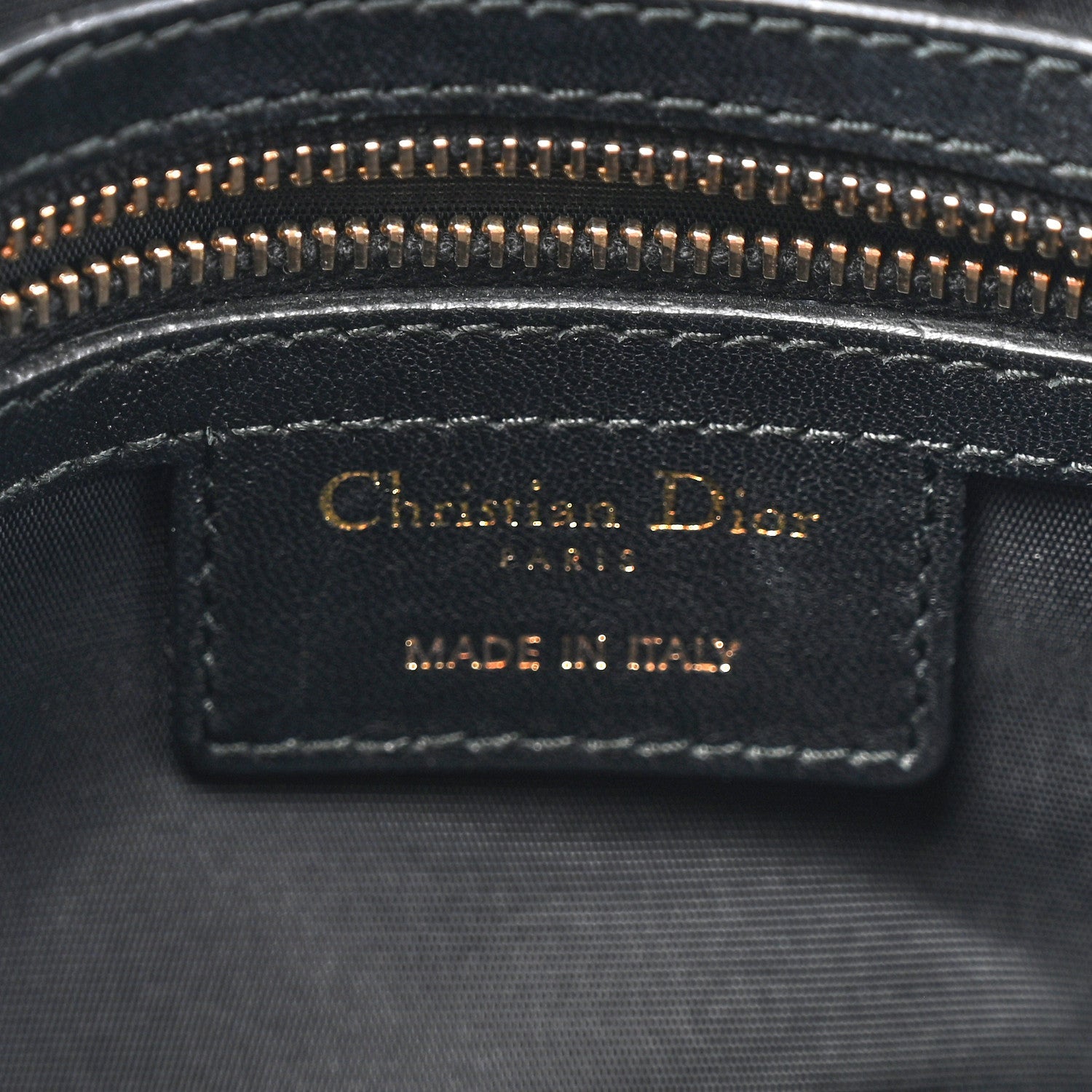 Lambskin Cannage Side Pocket Satchel Black