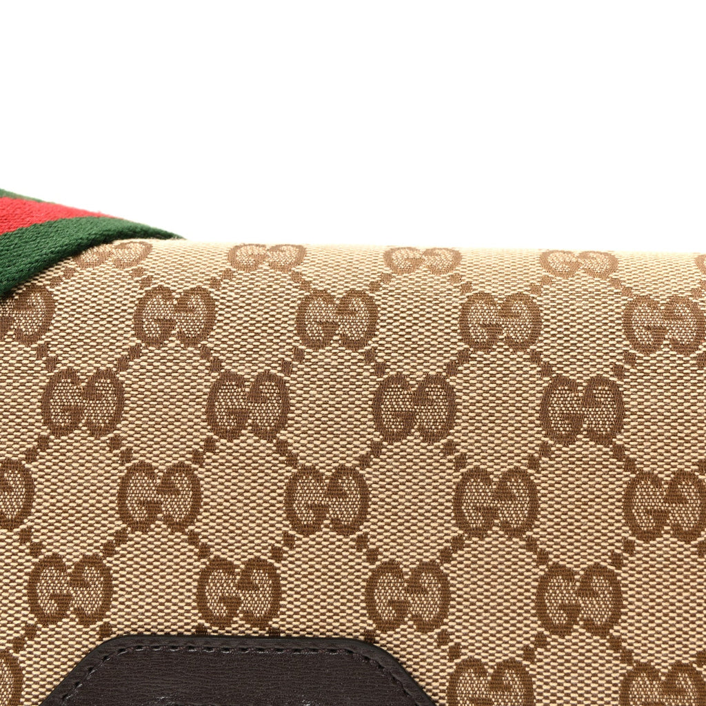 GG Monogram Medium Luce Shoulder Bag Beige Ebony