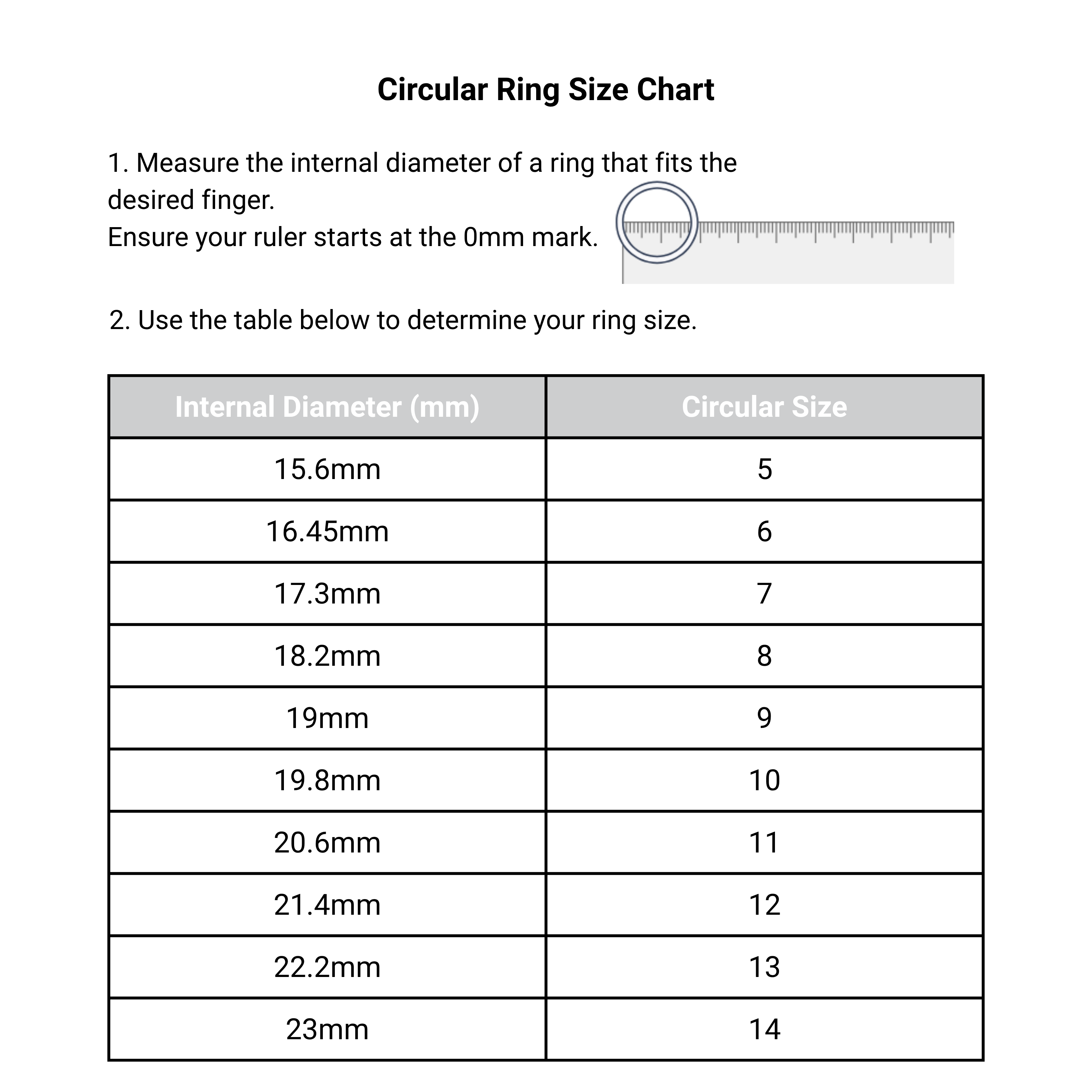 Circular Ring 2 - Smart Ring - Size Before You Buy