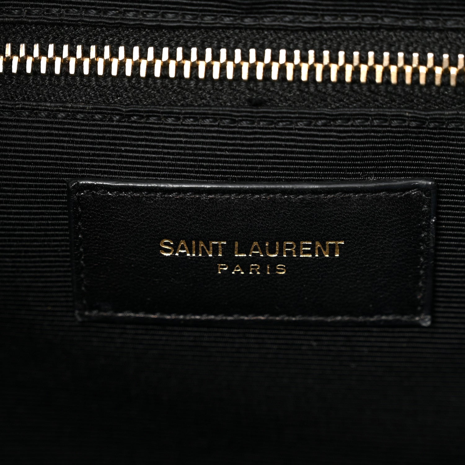 Grain De Poudre Matelasse Chevron Large Monogram Satchel Black