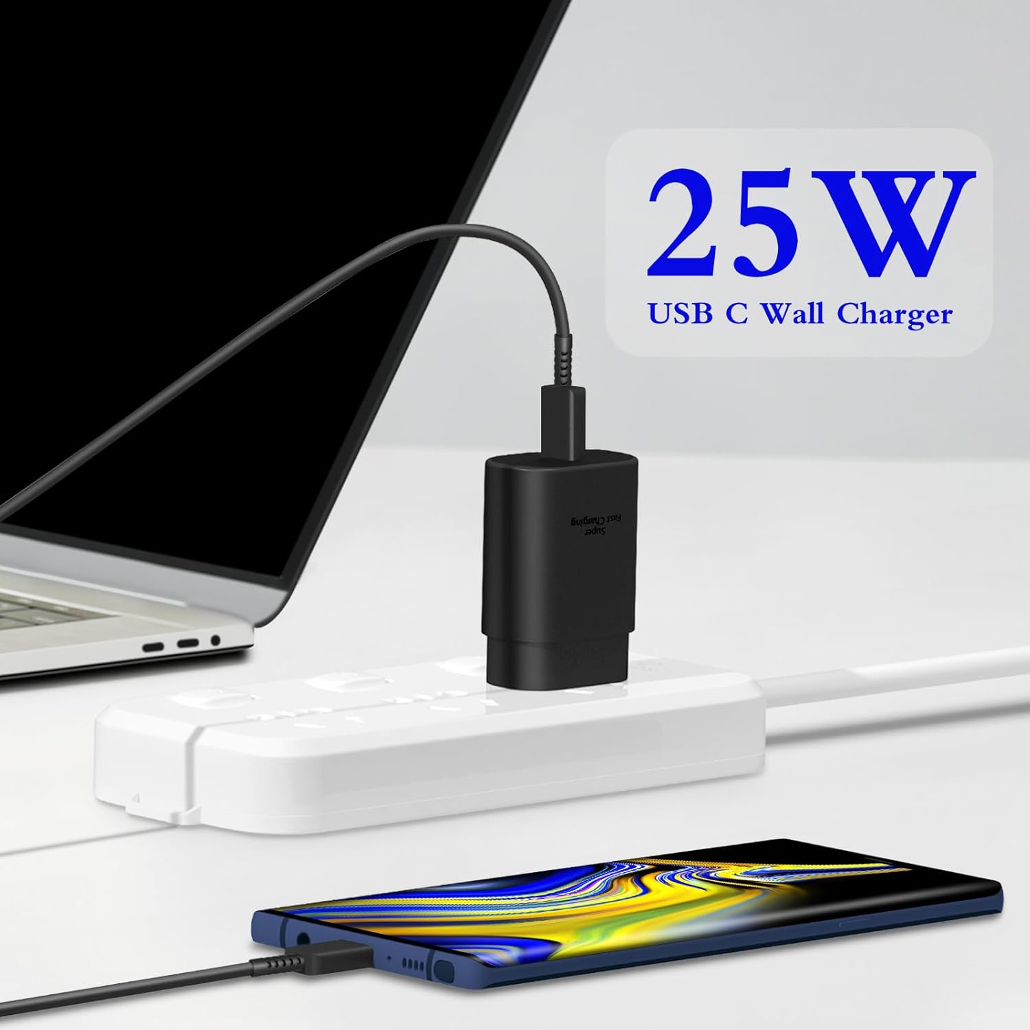 Entronix Wall Charger Combo - USB-C Charging Adapter for iPhone, Galaxy, and More