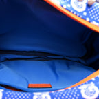 Jersey GG Monogram All Over Sporty Flap Backpack Blue Multicolor